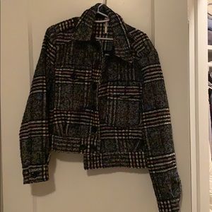 Free People Plaid Jacket